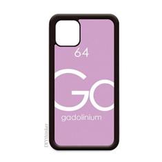Imagem de Tabela de Período de Elementos Químicos Gadolinium Gd para iPhone 12 Pro Max Capa para Apple Mini Mobile Case