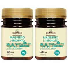 Imagem de Kit 2 Un - Magnesio L Treonato 600Mg 60 Caps Folha & Raizes - Dr. Bota