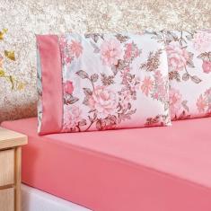 Imagem de Jogo De Cama Micropercal 200 Fios Naturale Queen 03 Peças Serene