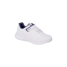 Imagem de Tênis Infantil Masculino Bical Gamer Fita Aderente Branco