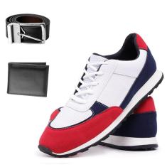 Imagem de Tenis Jogger Masculino Confortavel Kit Cinto e Carteira-Masculino