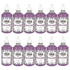 Imagem de Kit 12 Sabonete Líquido Lavanda Corpo e Mãos 500Ml - Pepilon