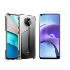 Imagem de Capa Anti Shock + Película Vidro Compatível Xiaomi Redmi Note 9T 6.53", Capa Anti-Impacto, Transparente