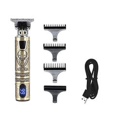Imagem de Cortador de cabelo com tela de bateria, cortador de cabelo USB profissional, masculino, elétrico, recarregável, poderoso, máquina de corte de cabelo, ferramenta de corte de cabelo