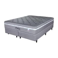 Imagem de Conjunto Cama Box+ Colchão Queen Size Mola ENSACADA Dakota 158x198x66c