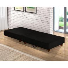 Imagem de Cama Dobrável C/Báu Portátil Conforto Relaxante Bonita Luxo - Mjl Móve