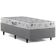 Imagem de Cama Box de Solteiro Herval St. Louis, Espuma D28, 56x88x188 cm