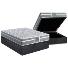 Imagem de Cama Box Baú Casal: Colchão Anatômico Probel D28 / Ep Tech1000 Plus + Base Gray(138X188)