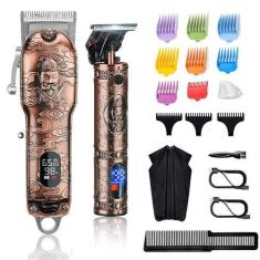 Imagem de Conjunto de máquinas de cortar e aparar cabelo Suttik Professional par