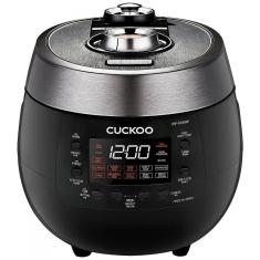 Imagem de Panela de Arroz Elétrica 1.4L, com 12 Predefinições e Tela LCD, 110v, CUCKOO CRP RT0609FB, Preto