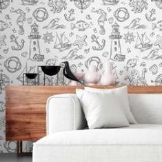 Imagem de Papel De Parede Adesivo Infantil Colorir N02175 Rolo 0,58X3M