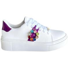 Imagem de Tenis Feminino Plataforma Vizzano Flatform Casual Original-Feminino