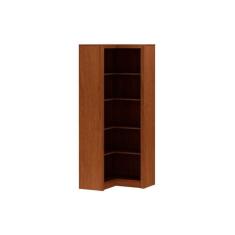 Imagem de Guarda Roupa Closet de Quarto Canto Oblíquo ME4132 c/ 4 Prateleiras Aberto s/ Portas Amêndoa - Tecno Mobili