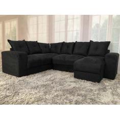 Imagem de Sofá Canto Preto 601 Áustria - Alpoim