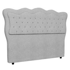 Imagem de Cabeceira Casal Queen Cama Box 160cm Oregon I02 Bouclê Cinza Mpozenato