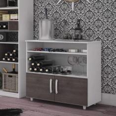 Imagem de Balcão de Cozinha Multiuso 2 Portas Móveis Percasa