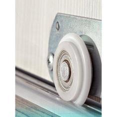 Imagem de Roldana Para Porta Correr Guarda Roupa Roldana Concava 04 und