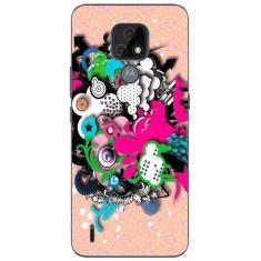 Imagem de Capa Adesivo Skin104 Verso Para Motorola Moto E7 (2020) - KawaSkin