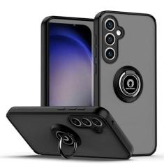 Imagem de Capa de suporte giratório para Samsung S23 FE S23 Ultra S22 S21 FE S21 Ultra S20 S10 Note 20 Ultra 9 8 Capa de anel de dedo, preta, para S23 Ultra