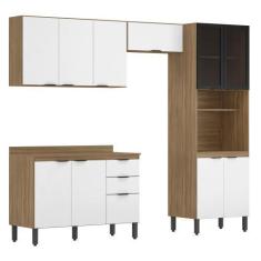 Imagem de Cozinha Completa Modular Firenze 5 Peças Composição 2 Amêndola Touch B