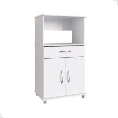 Imagem de Balcão Duplo Forno E Microondas Com 2 Portas E 1 Gaveta Mdp Cozinha -