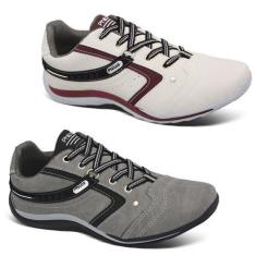 Imagem de Tênis Sapatenis Masculino Philos West Sapato Casual -Combo 2, Cinza, G