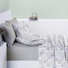 Imagem de Jogo de Cama Cotton Select Queen 04 Peças - Protea