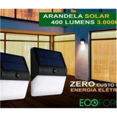Imagem de Arandela Solar 400lm 3000k Ecoforce