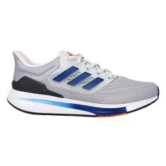 Imagem de Tênis Adidas EQ21 Run Masculino - Cinza e Azul