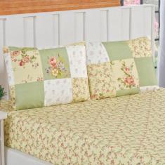 Imagem de Jogo De Cama Bouti Microfibra Casal Queen 3 Peças Estampado - Bia Enxo