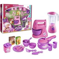 Imagem de Cozinha Infantil Utensílios Brincar De Casinha 22 Peças - Zuca Toys