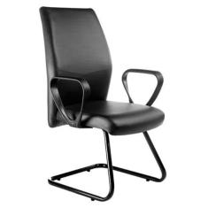 Imagem de Cadeira Diretor Base Fixa Em S  Linha Ferrari Preto - Design Office