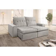 Imagem de Sofá Retrátil Reclinável Benfica Veludo - 1,90 Metros - Design Estofad