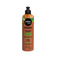 Imagem de Creme Para Pentear Salon Line 3 em 1 Hidra Óleo de Coco 300ml
