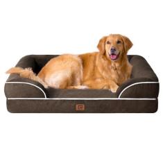 Imagem de Cama ortopédica para cães EHEYCIGA Waterproof Memory Foam XL Brown