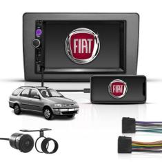 Imagem de Kit Multimídia Bt Mp5 2 Din Espelha Fiat Palio Weekend 96/05 - First O