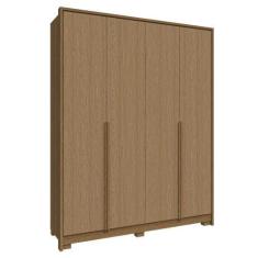 Imagem de Guarda Roupa Solteiro 4 Portas New Guarapari  - Móveis Rimo, Jequitibá