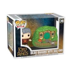 Imagem de Boneco Funko Pop! Town - O Senhor dos Anéis - Bilbo Bolseiro com Bolsão