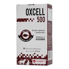 Imagem de Suplemento Oxcell para Cães e Gatos AVERT 30 Cápsulas - 500mg