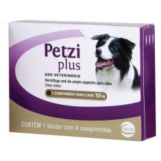 Imagem de VERMÍFUGO Ceva Petzi Plus 700 mg Para CÃES De 05 A 10 kg - 4 Comprimidos