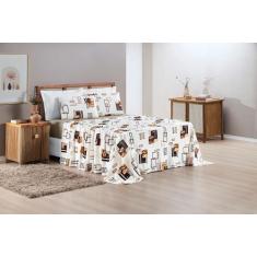 Imagem de Jogo De Cama Casal King 4 Peças Malha Fio Penteado Coleção Quality - F