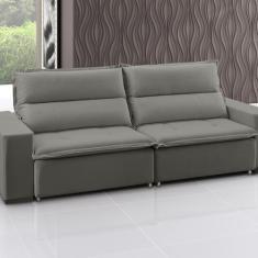Imagem de Sofá Supreme - Retrátil / Reclinável 280 Cm Veludo - Estofados Grafani