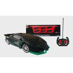 Imagem de Brinquedo Infantil Carrinho De Controle Remoto Total(Preto c/ Verde)