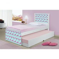 Imagem de Cama Bicama Juvenil Flamingo