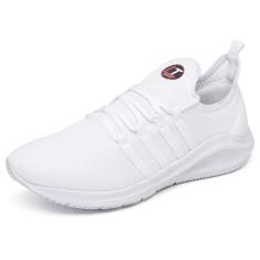 Imagem de Tênis Unisex Poliéster Macio Leve Sola Antiderrapante Palmilha Gel Confortável-Feminino