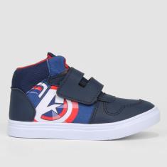 Imagem de Tênis Infantil Cano Médio Avengers Masculino-Masculino