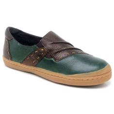 Imagem de Tenis Em Couro Graxo Cafe/Graxo Militar Com Solado De Borracha - Simpr