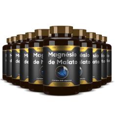 Imagem de 10X Magnésio De Malato Premium 240Caps Hf Suplementos