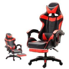 Imagem de Cadeira Gamer 3 niveis Reclinagem Sup Pernas Braço Estofado - FLUXO JA