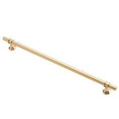 Imagem de Liga de zinco preto ouro porta alças armário de cozinha puxadores de gaveta sólida moda móveis lidar com ferragem, cobre ouro 320mm